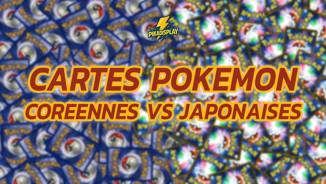Les différences entre les cartes Pokémon coréennes et japonaises : le guide complet 2025 - PIKADISPLAY