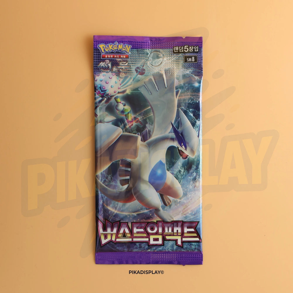 Booster Pokémon Soleil et Lune coréen SM8 PIKADISPLAY
