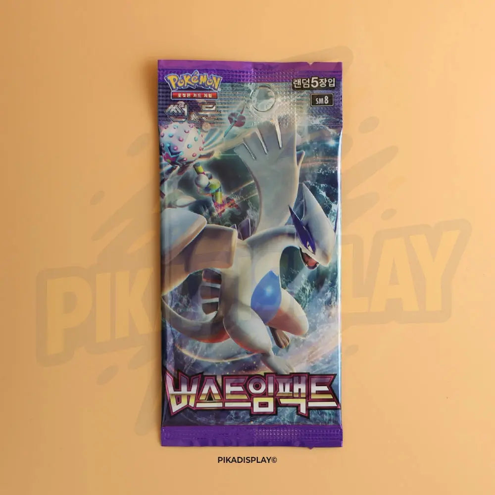 Booster Pokémon Soleil et Lune coréen SM8 PIKADISPLAY