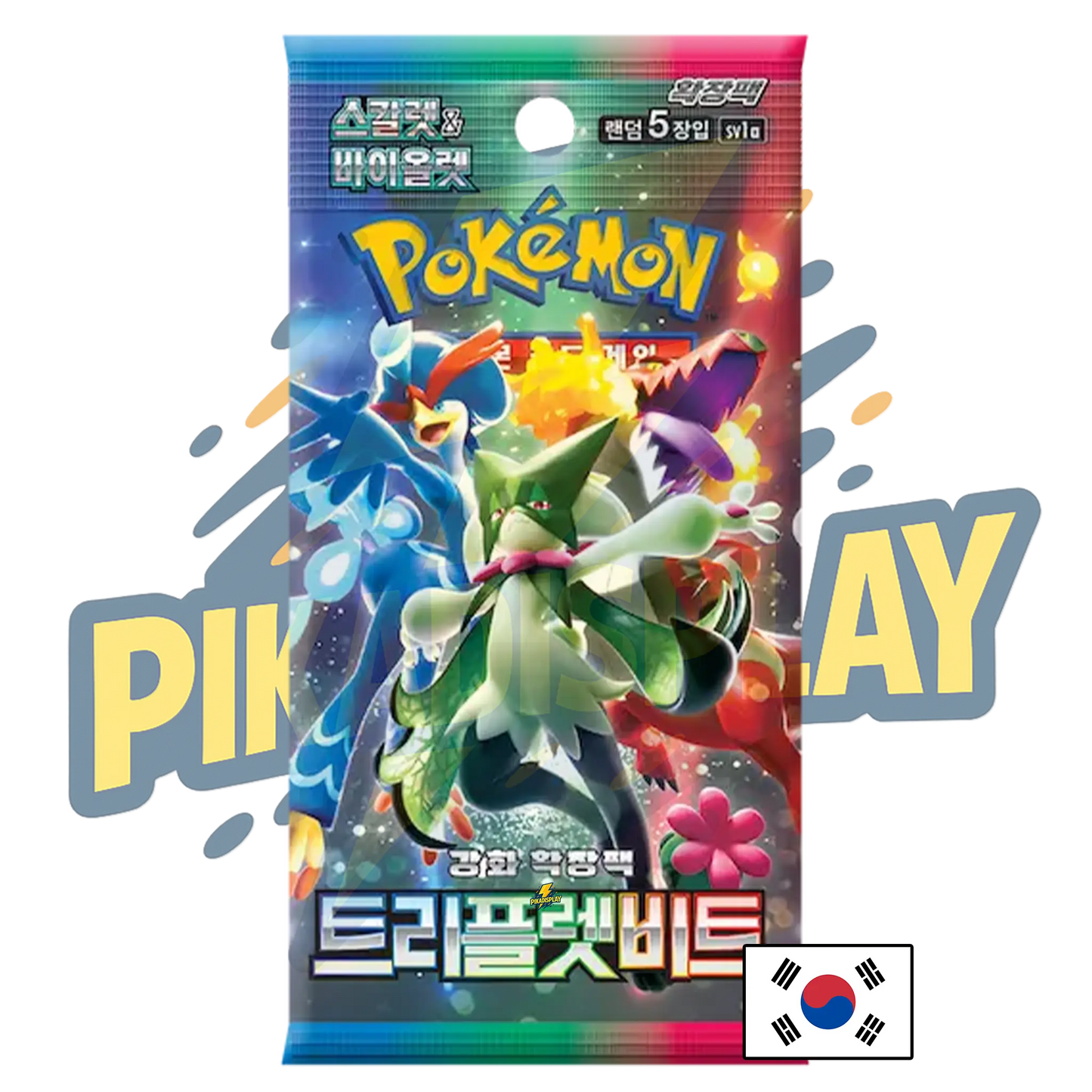 Booster Pokémon coréen triple beat Sv1a PIKADISPLAY