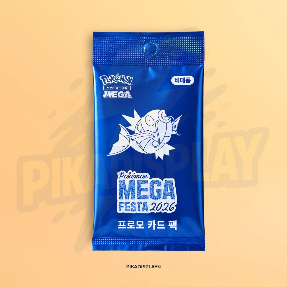 Carte Pokémon Magicarpe Promo 040/M-P – Mega Festa 2026 Coréenne – Scellée PIKADISPLAY