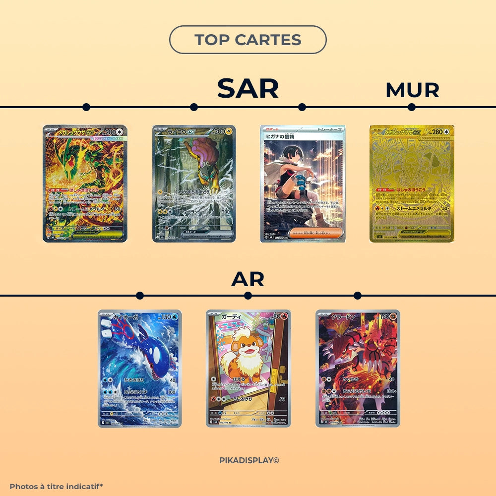 Display Pokémon Coréen M6 – Storm Emeralda (Règne Delta) – 30 boosters PIKADISPLAY