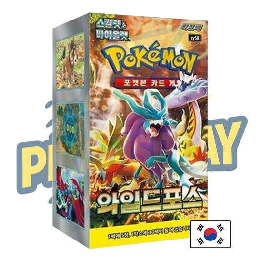 Display Pokémon Coréen SV5k Wild Force Forces Temporelles PIKADISPLAY