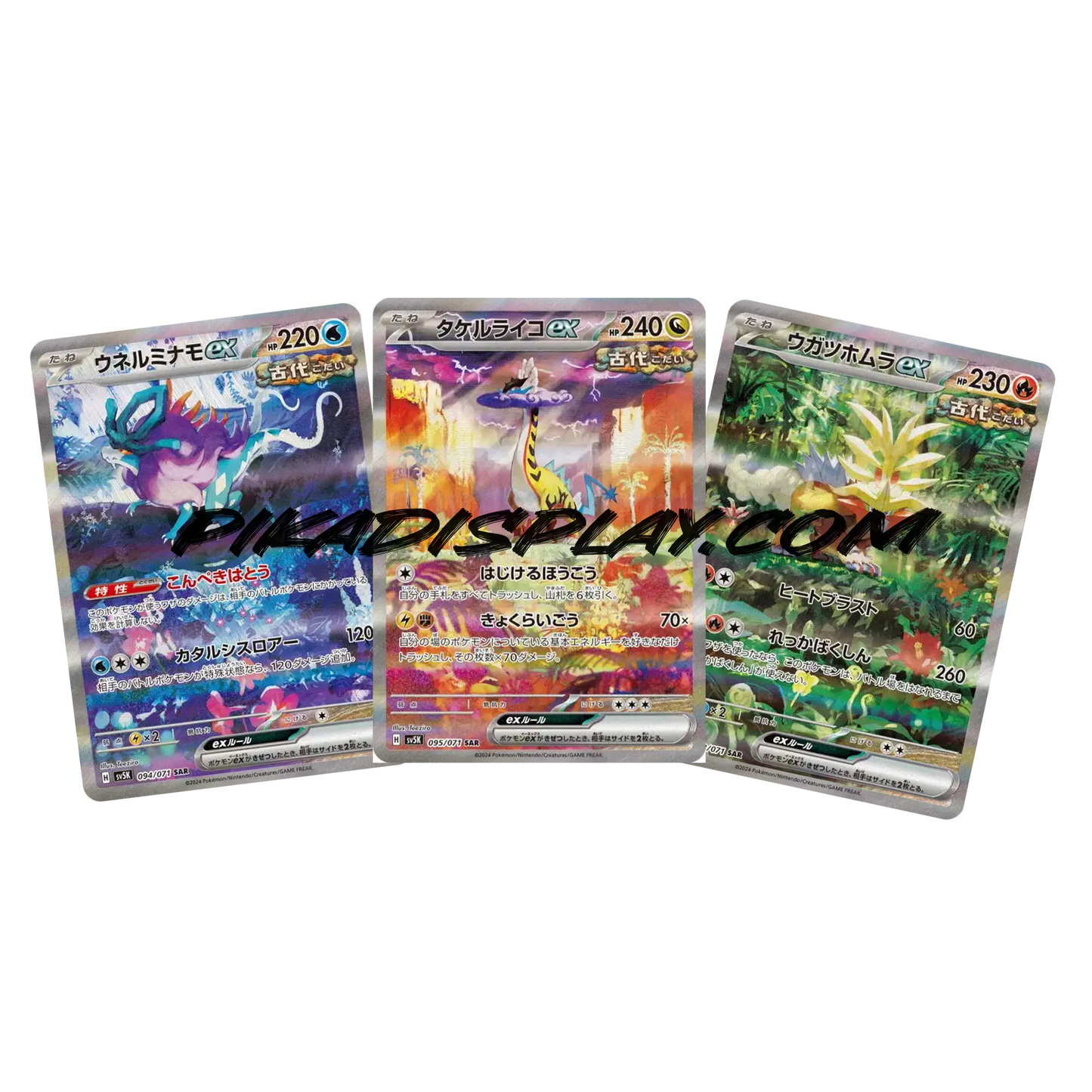 Display Pokémon Coréen SV5k Wild Force Forces Temporelles PIKADISPLAY