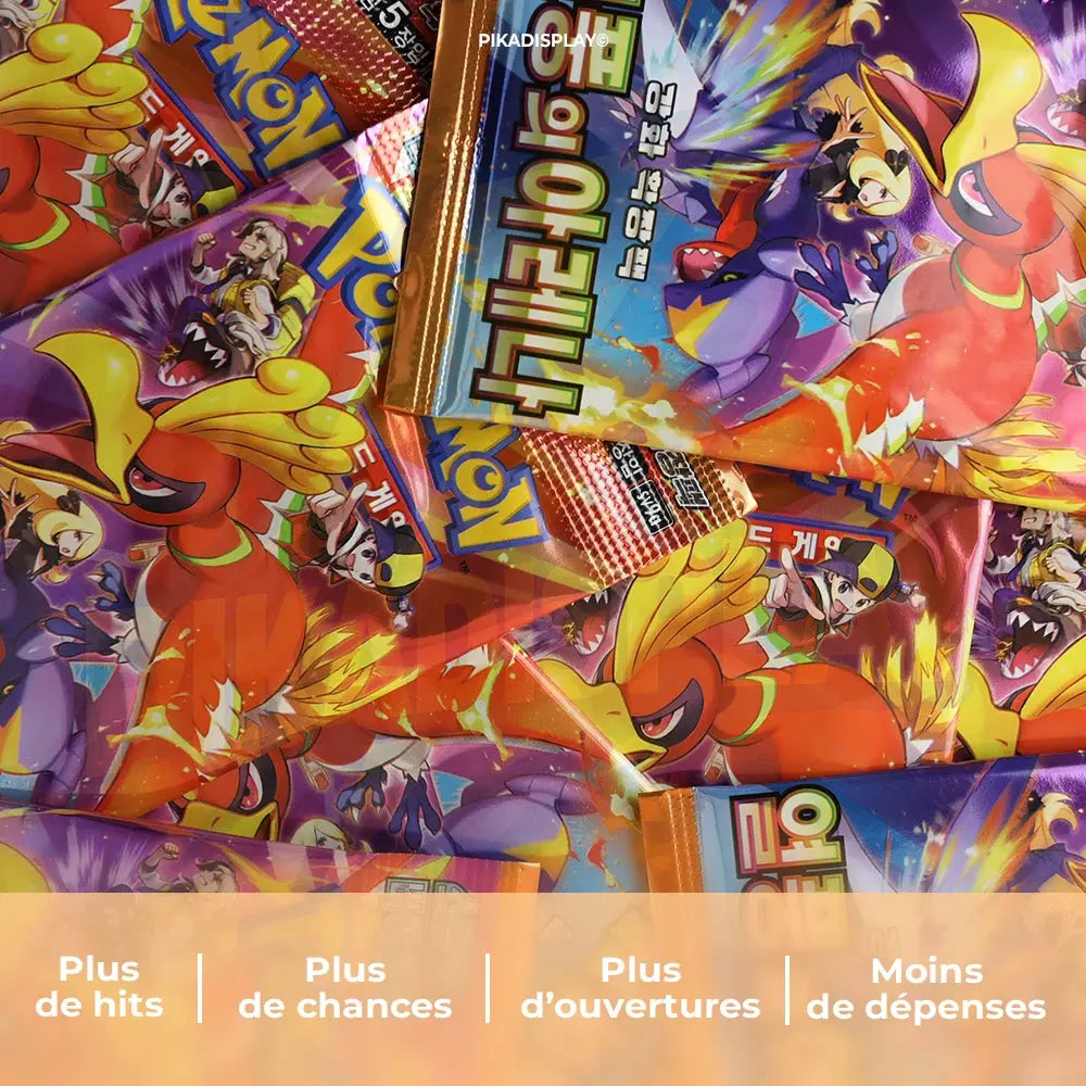 Display pokémon SV9a coréen Heat Wave Arena PIKADISPLAY
