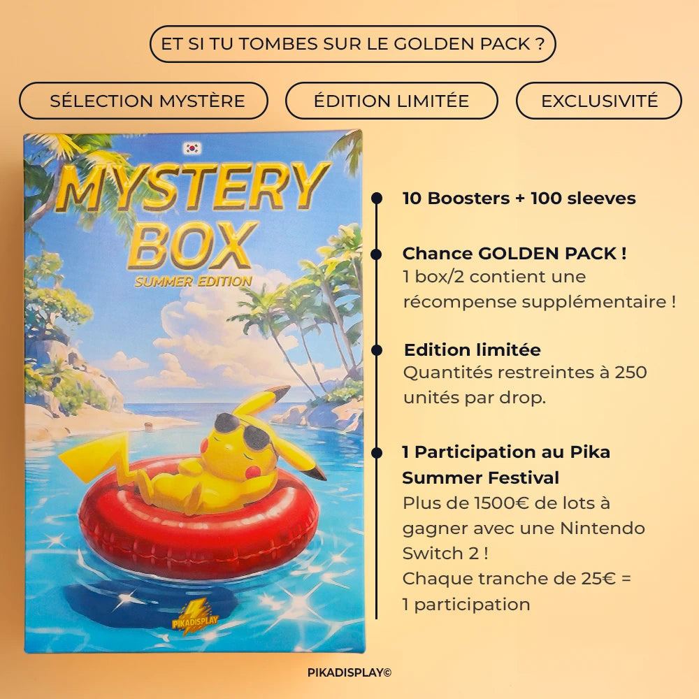 Mystery Box Pokémon Summer Edition - Pikadisplay PIKADISPLAY