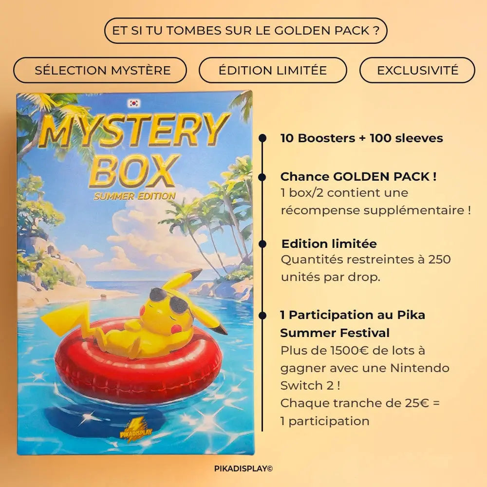 Mystery Box Pokémon Summer Edition - Pikadisplay PIKADISPLAY
