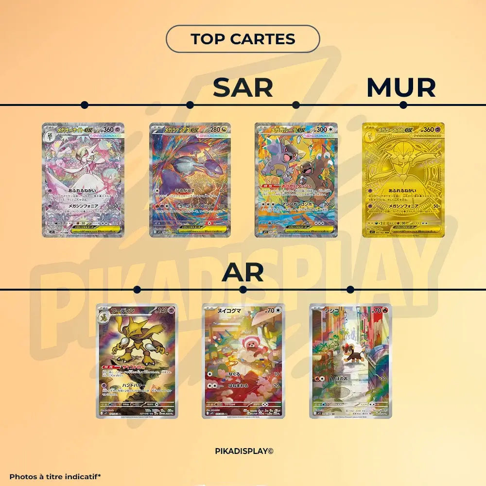 Pack duo Mega Evolution M1L/M1S Pokémon coréen PIKADISPLAY