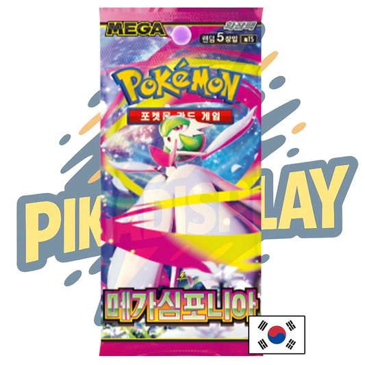 Précommande Booster Pokémon Mega Symphonia M1S coréen PIKADISPLAY