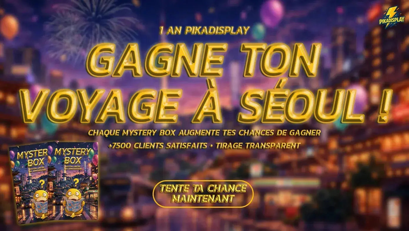 Pikadisplay fête ses 1 an +8000 commandes, Voyage à Séoul à Gagner & Box Anniversaire PIKADISPLAY