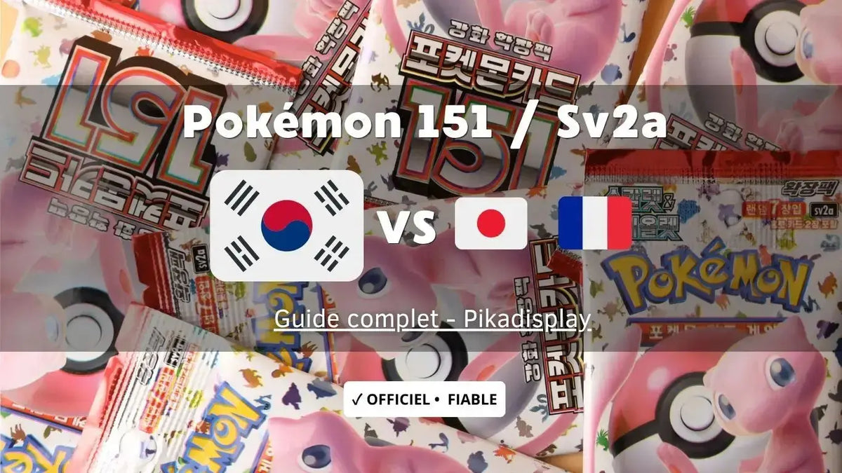 Pokémon 151, Coréen, Japonais ou Français - PIKADISPLAY