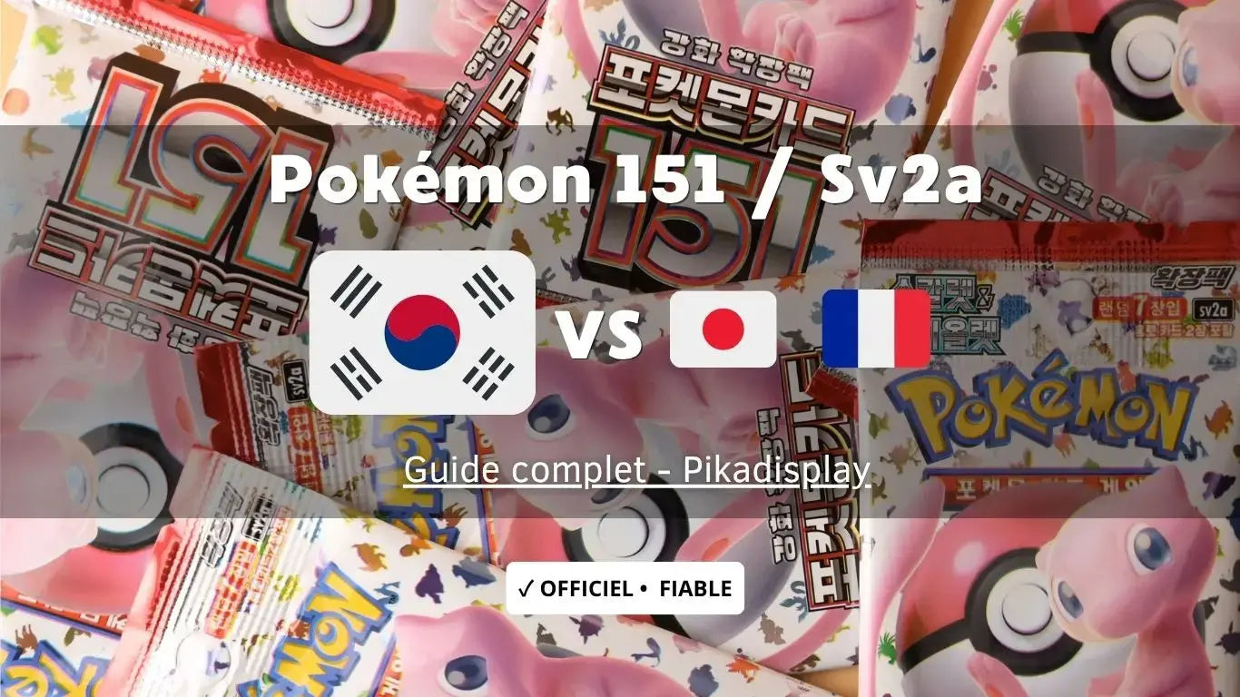 Pokémon 151, Coréen, Japonais ou Français - PIKADISPLAY