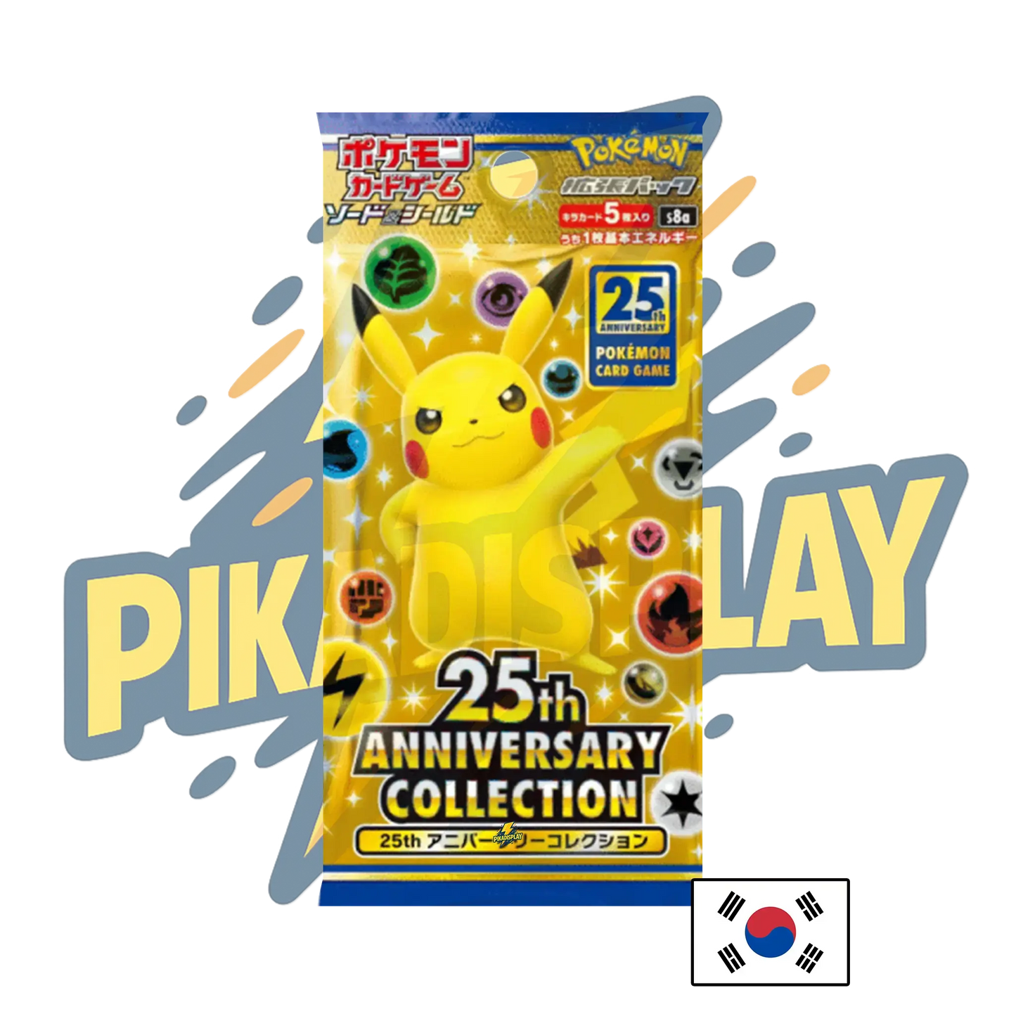 Booster Pokémon 25th coréen PIKADISPLAY
