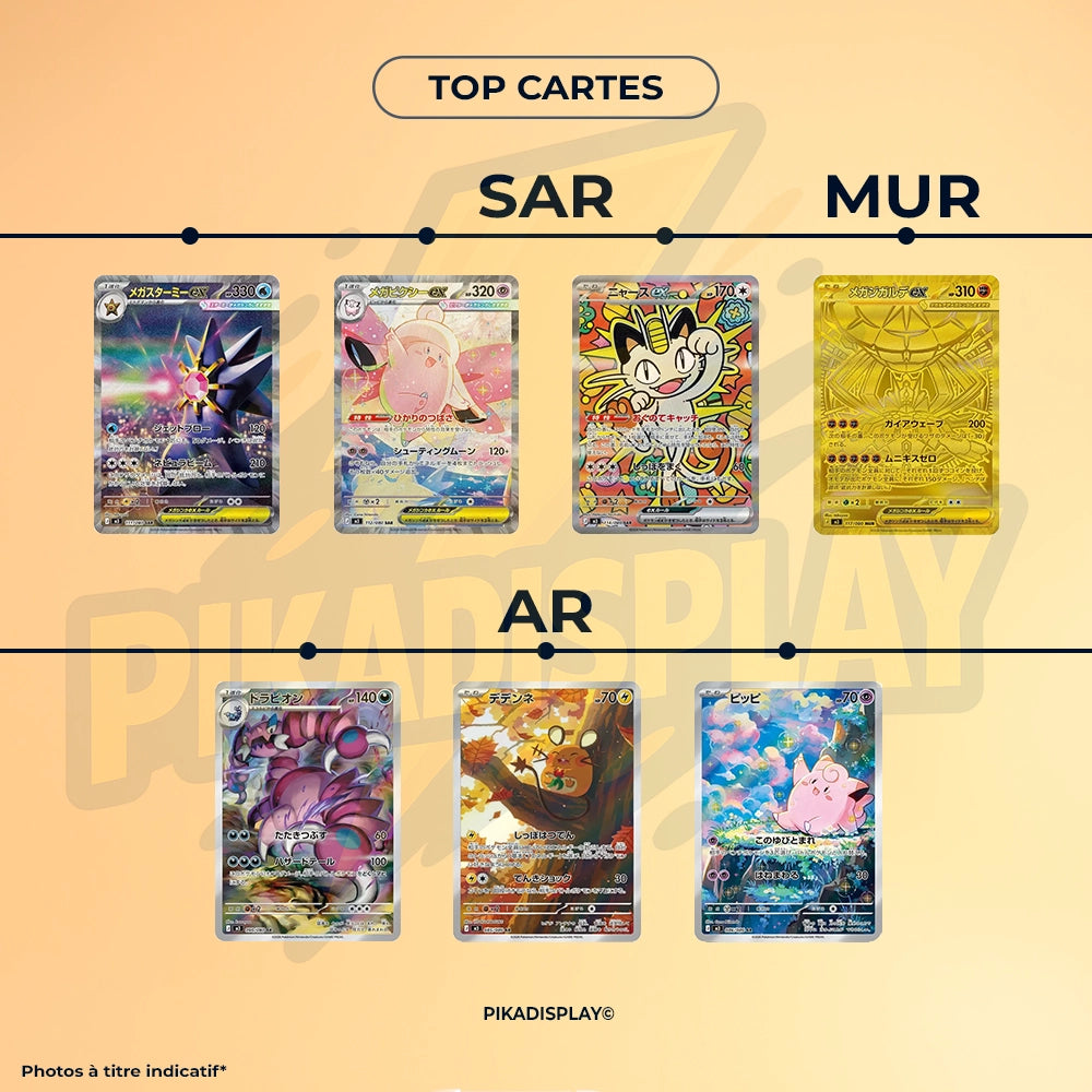Display Pokémon Coréen M3 Munikis – 30 Boosters Cartes Officielles PIKADISPLAY