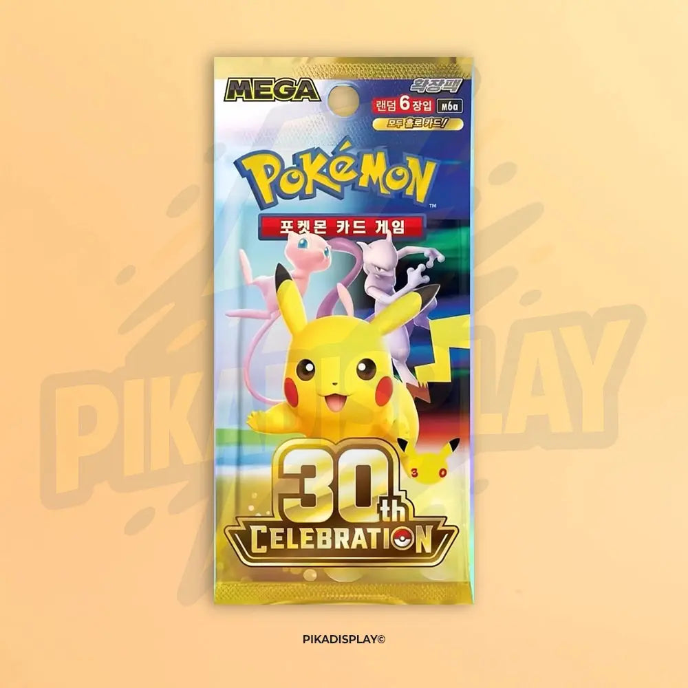 Booster Pokémon Coréen M6A– 30th celebration anniversaire