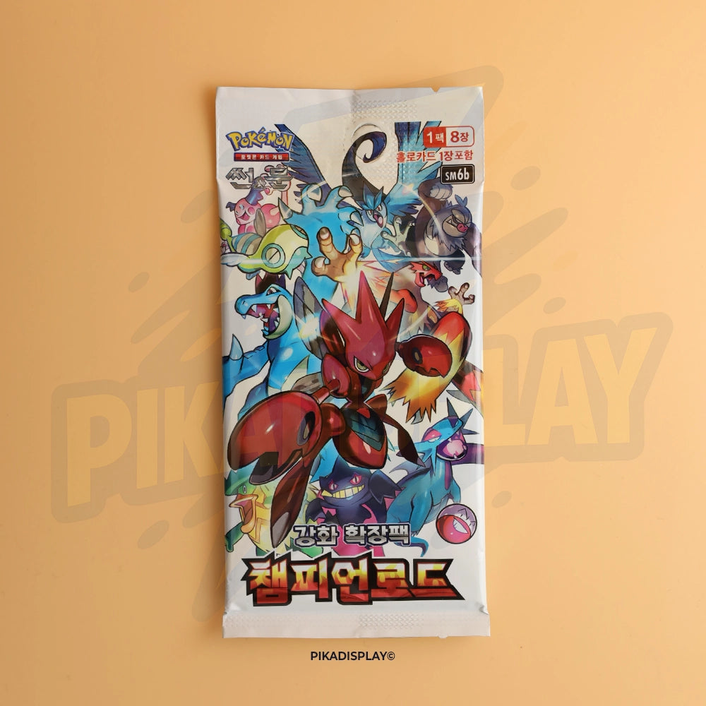 Booster Pokémon Soleil et Lune coréen SM6B PIKADISPLAY