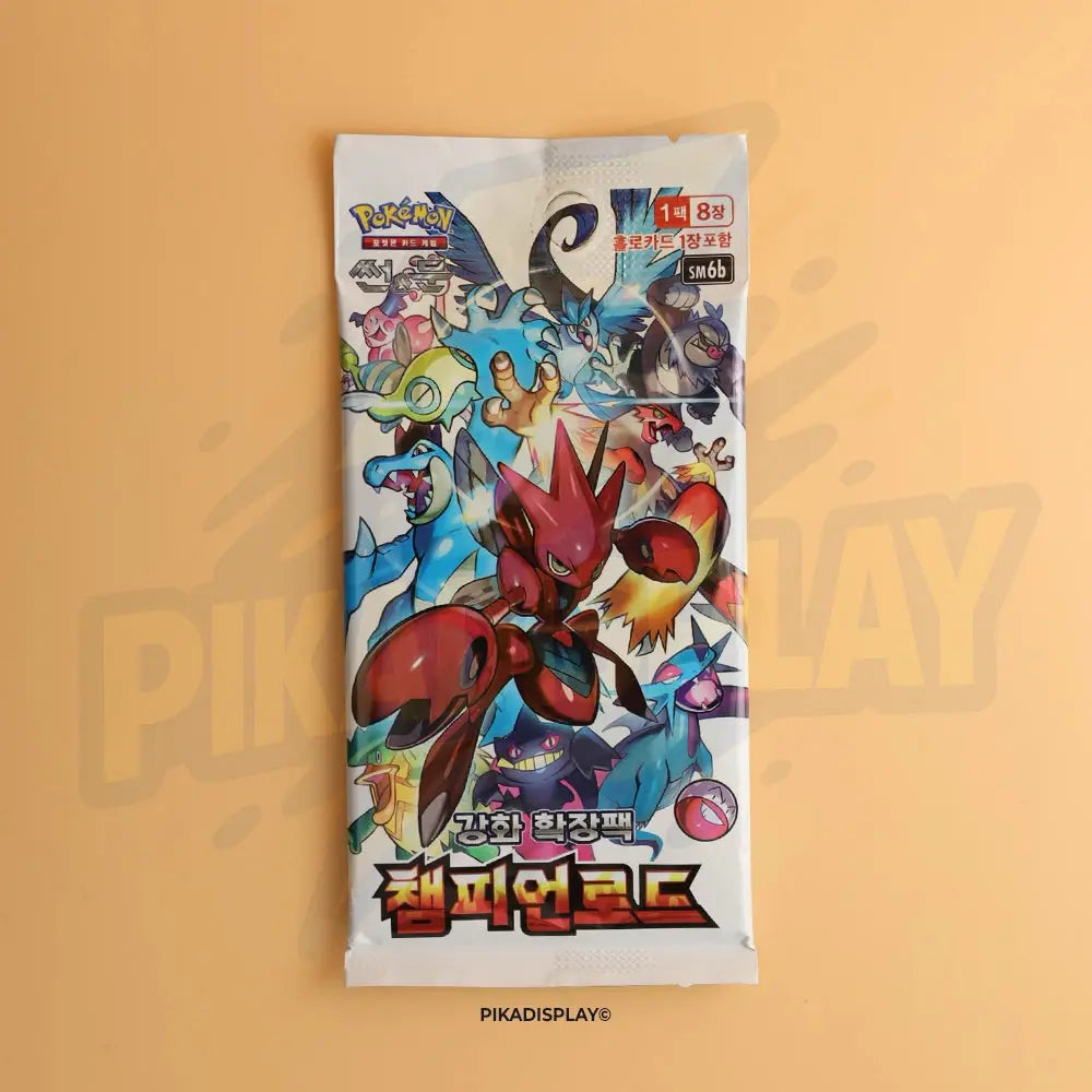Booster Pokémon Soleil et Lune coréen SM6B PIKADISPLAY