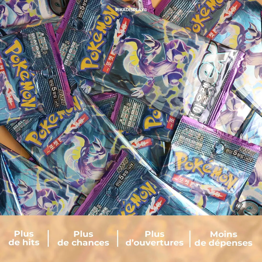 Booster Pokémon Violet ex (Écarlate et Violet) SV1V coréen PIKADISPLAY