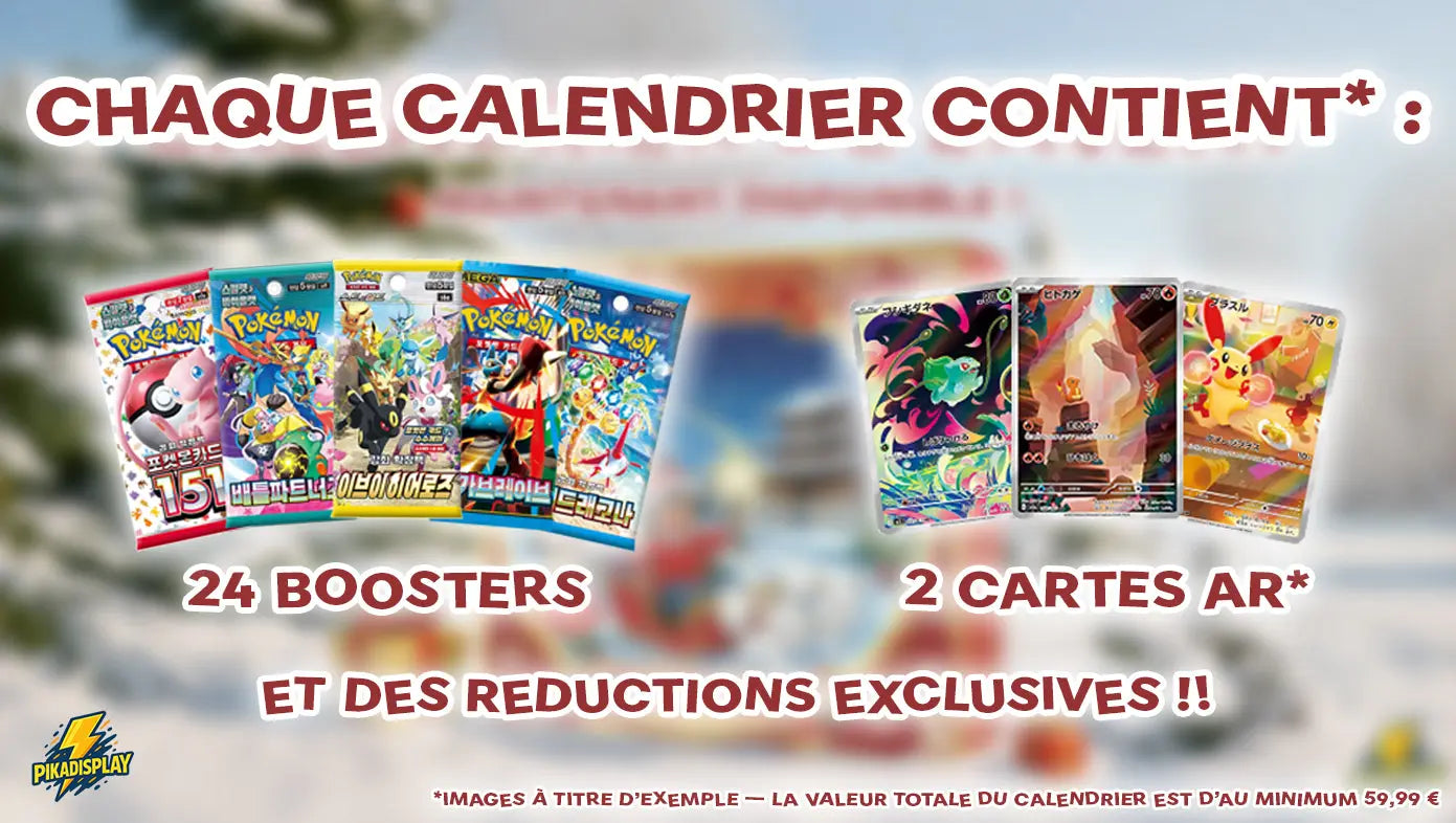 Calendrier Pokemon coréen PIKADISPLAY