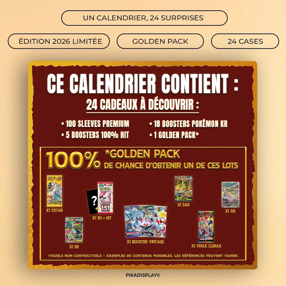 Calendrier de l’Avent PikaDisplay 2026 – Édition Limitée