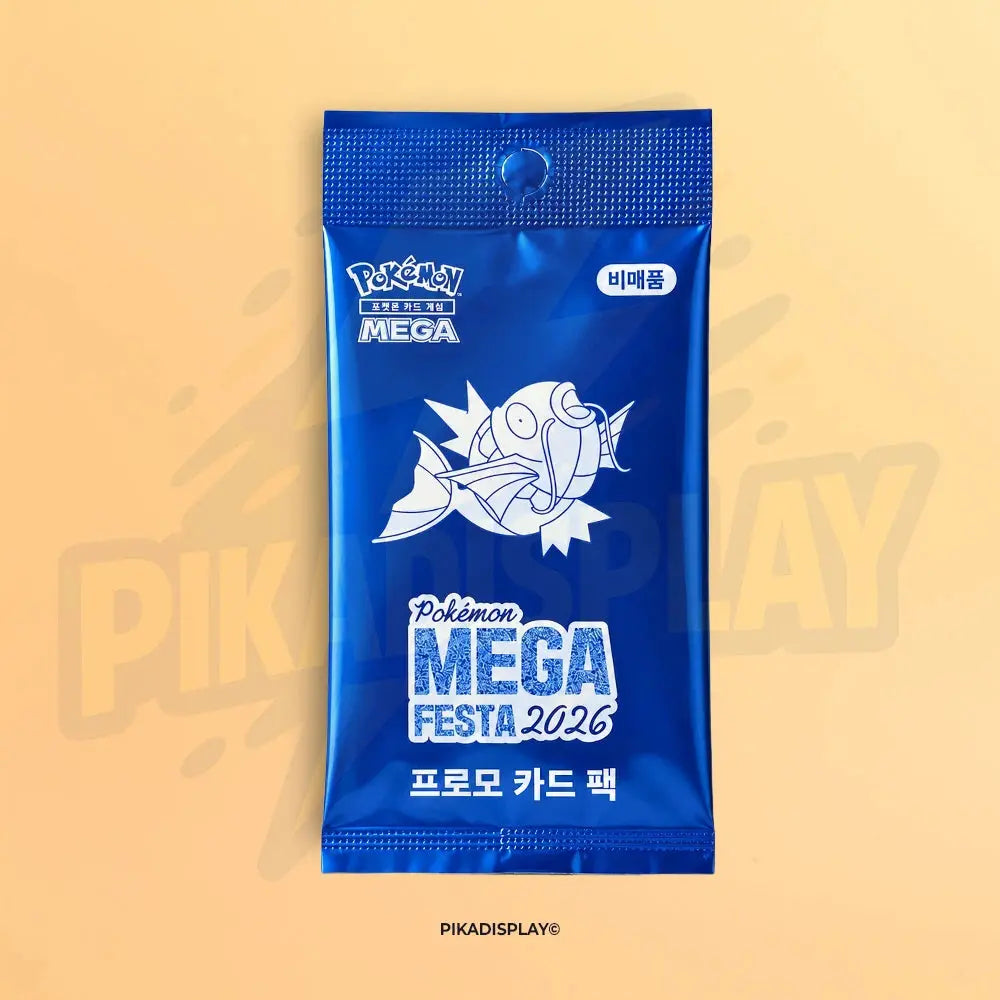 Carte Pokémon Magicarpe Promo 040/M-P – Mega Festa 2026 Coréenne – Scellée PIKADISPLAY