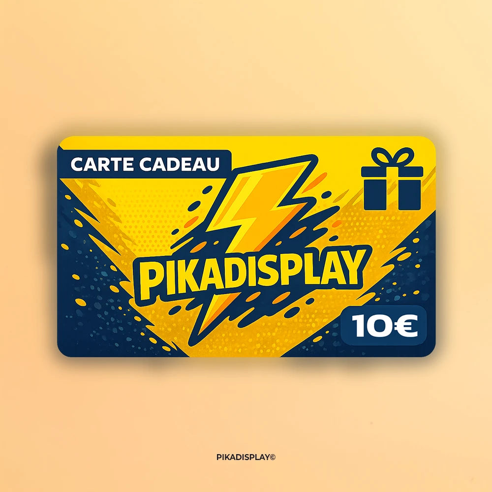 Cartes-cadeaux pikadisplay PIKADISPLAY