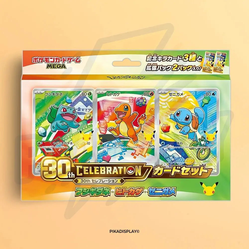Coffret Pokémon 30 ans First Partners 1G Kanto – 30th Celebration Coréen