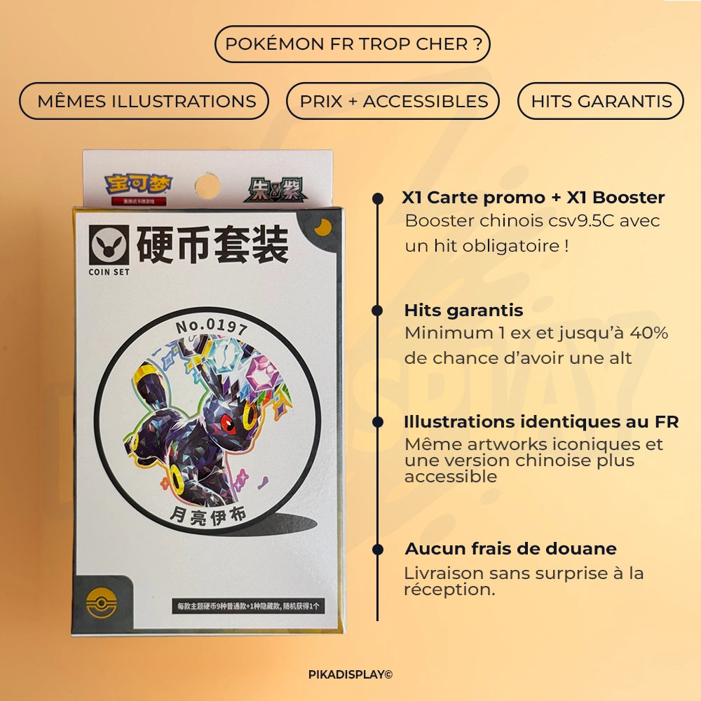 Coffret Pokémon Terastal Gathering – Coin Set (Chinois) PIKADISPLAY