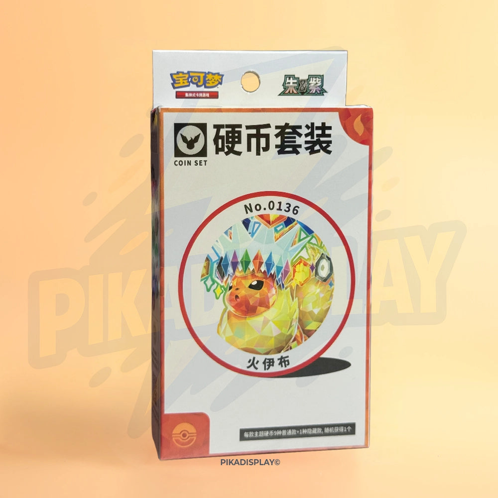 Coffret Pokémon Terastal Gathering – Coin Set (Chinois) PIKADISPLAY