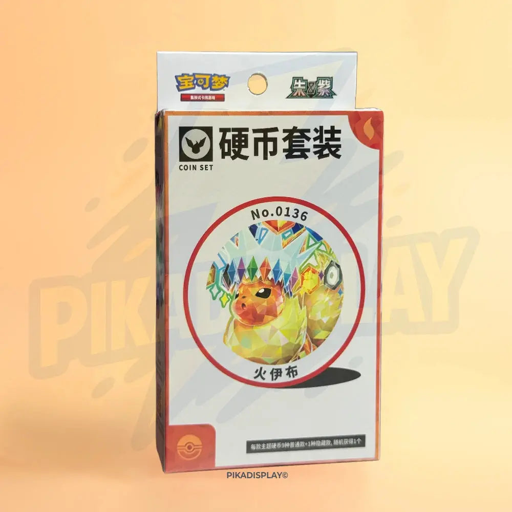 Coffret Pokémon Terastal Gathering – Coin Set (Chinois) PIKADISPLAY