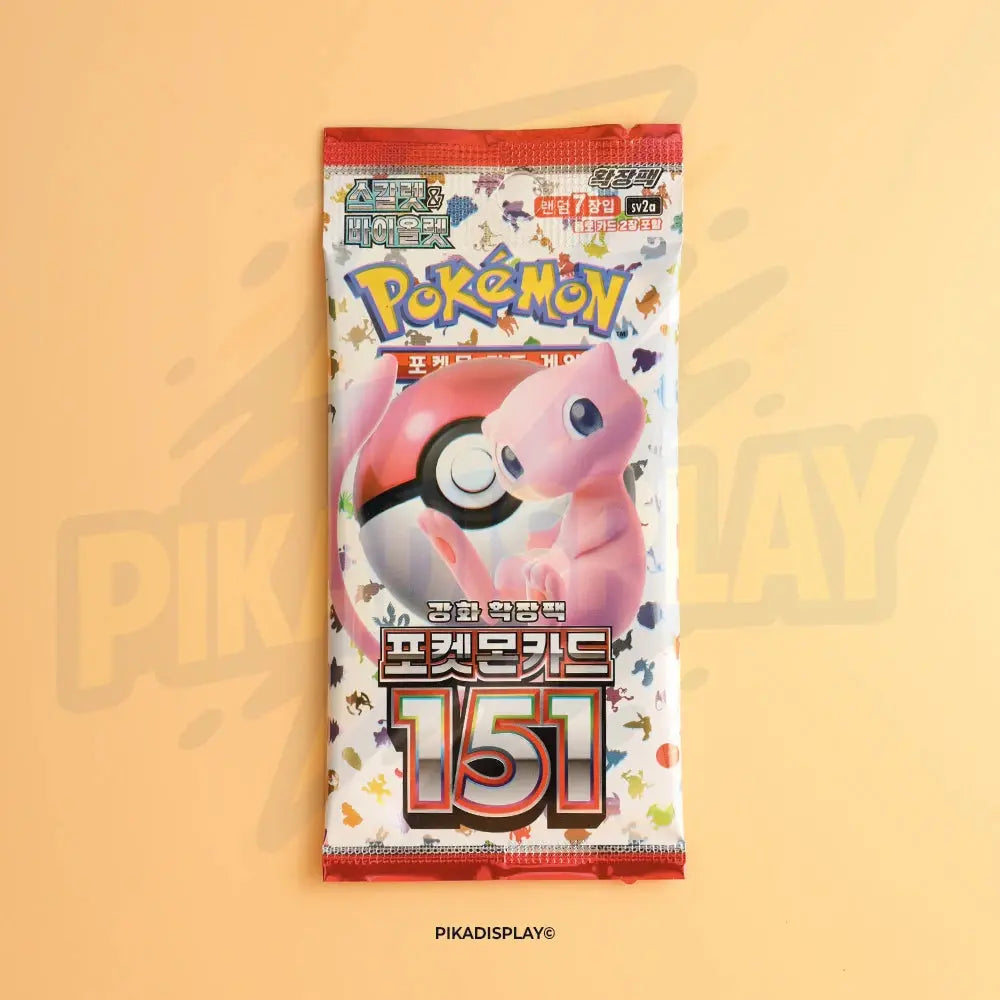 Booster Pokémon 151 SV2A coréen 7 cartes par boosters!