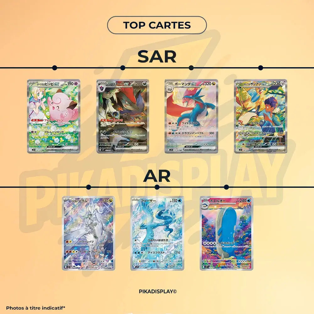 Display Pokémon Aventures Ensemble SV9 coréen PIKADISPLAY