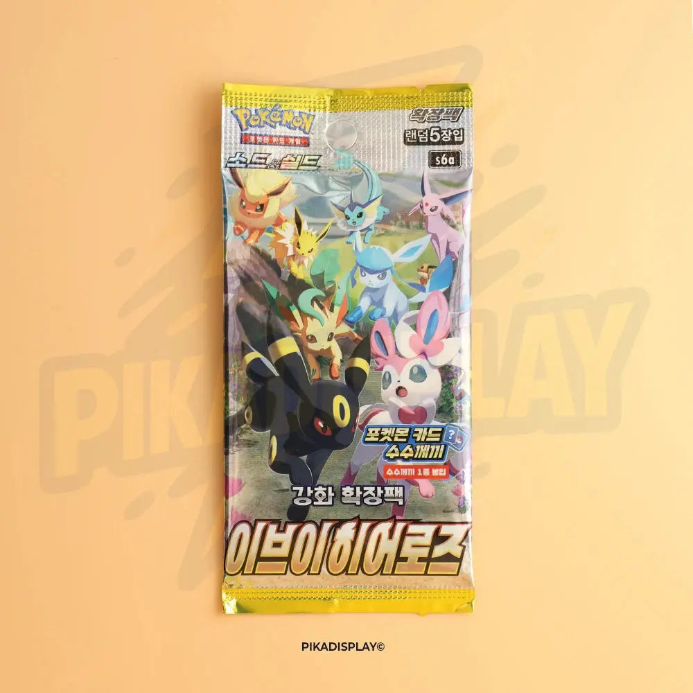 Display Pokémon Coréen S6a eevee & héros coreen PIKADISPLAY