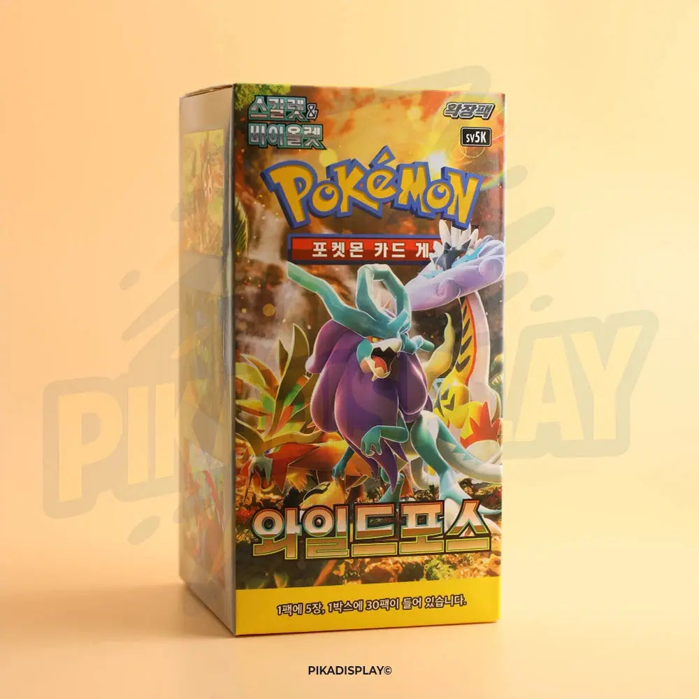 Display Pokémon Coréen SV5k Wild Force Forces Temporelles PIKADISPLAY