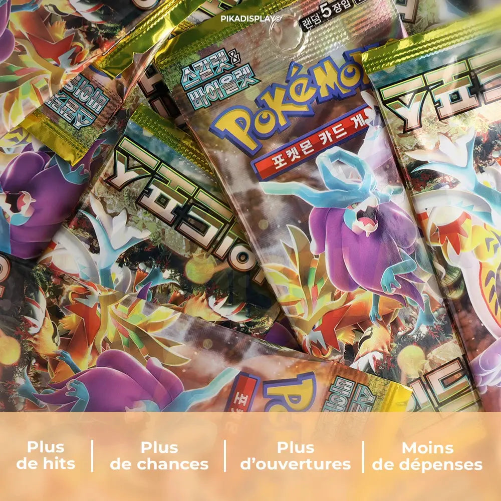 Display Pokémon Coréen SV5k Wild Force Forces Temporelles PIKADISPLAY