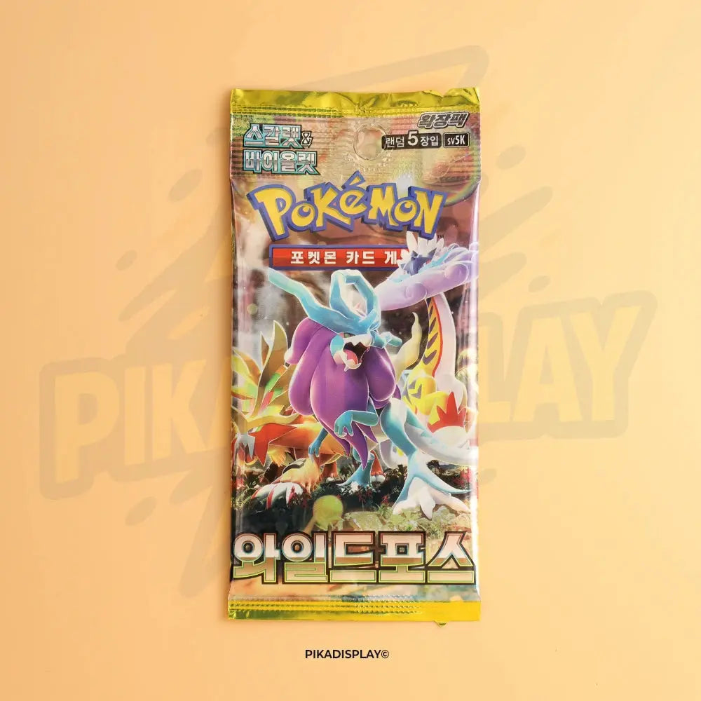 Display Pokémon Coréen SV5k Wild Force Forces Temporelles PIKADISPLAY