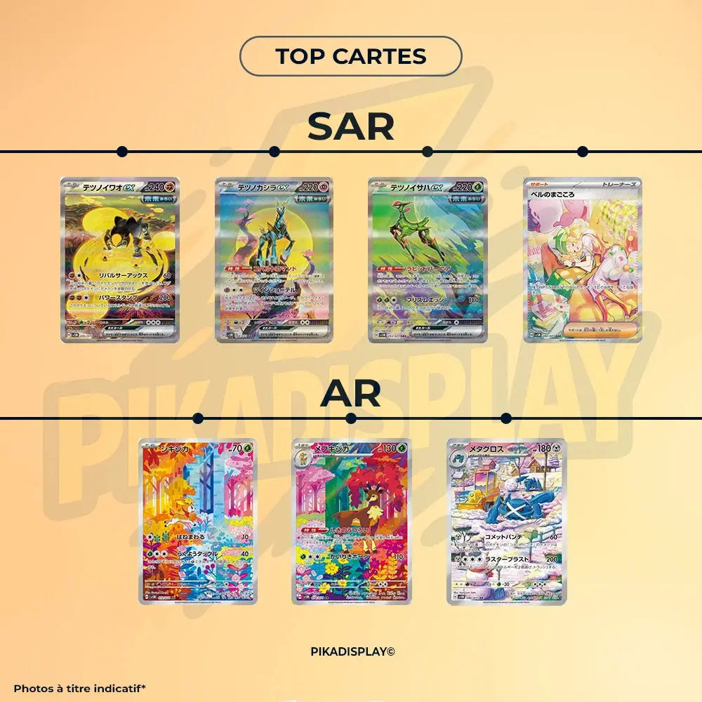 Display Pokémon Coréen SV5m Cyber Judge Forces Temporelles PIKADISPLAY