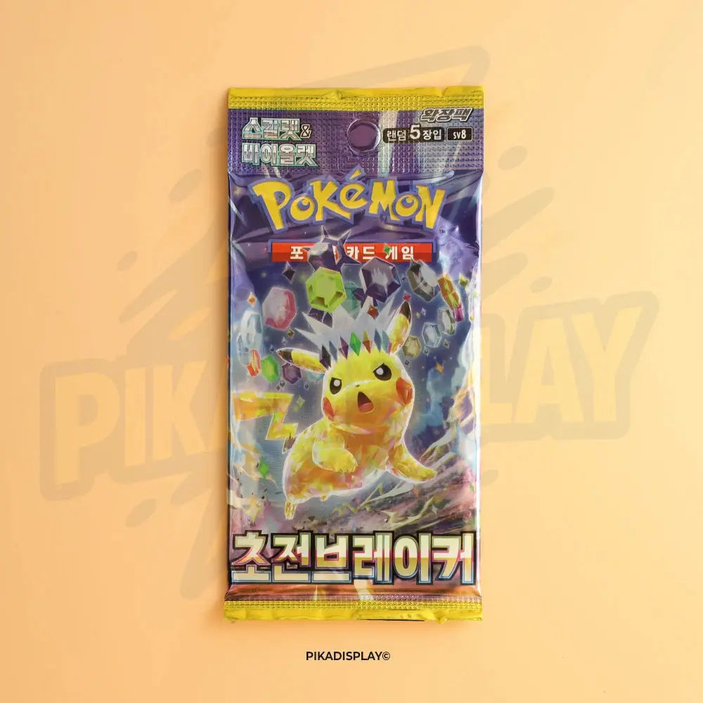 Display Pokémon Etincelles déferlantes coréen SV8 PIKADISPLAY