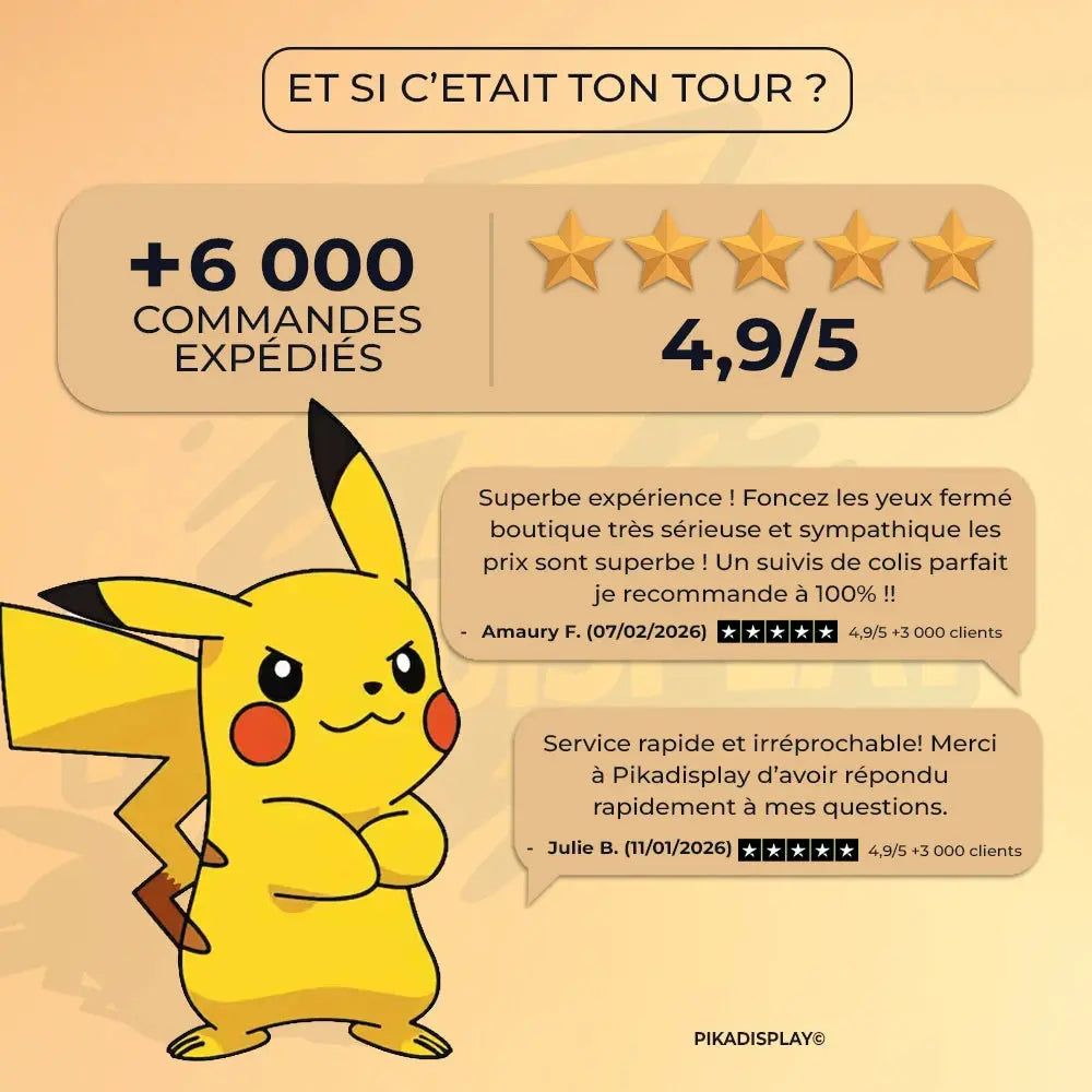 Display Pokémon Mega Dream M2a coréen PIKADISPLAY