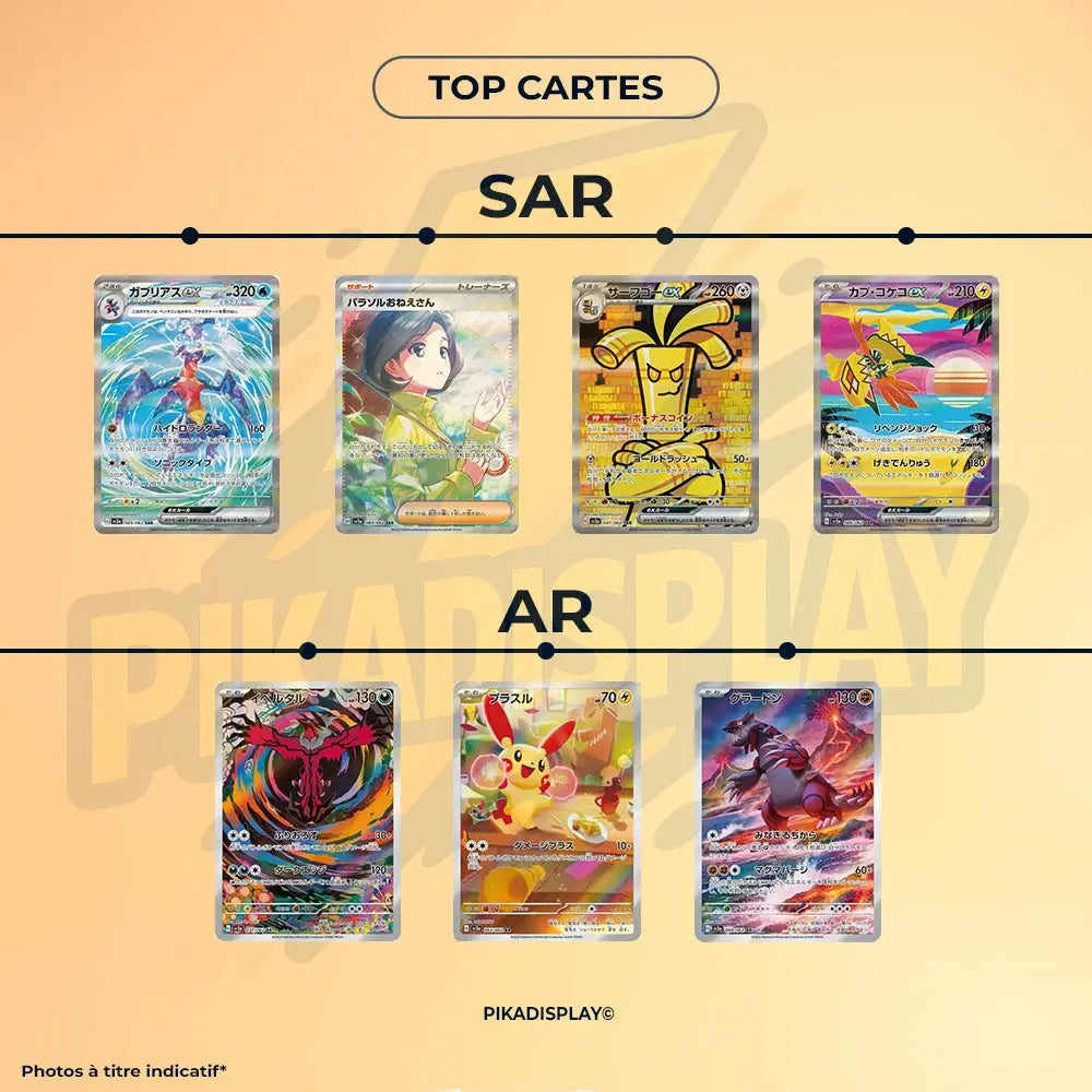 Display Pokémon Raging Surf SV3A coréen PIKADISPLAY