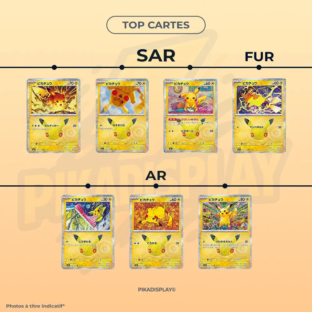 Display Pokémon chinois M6A– 30th celebration anniversaire