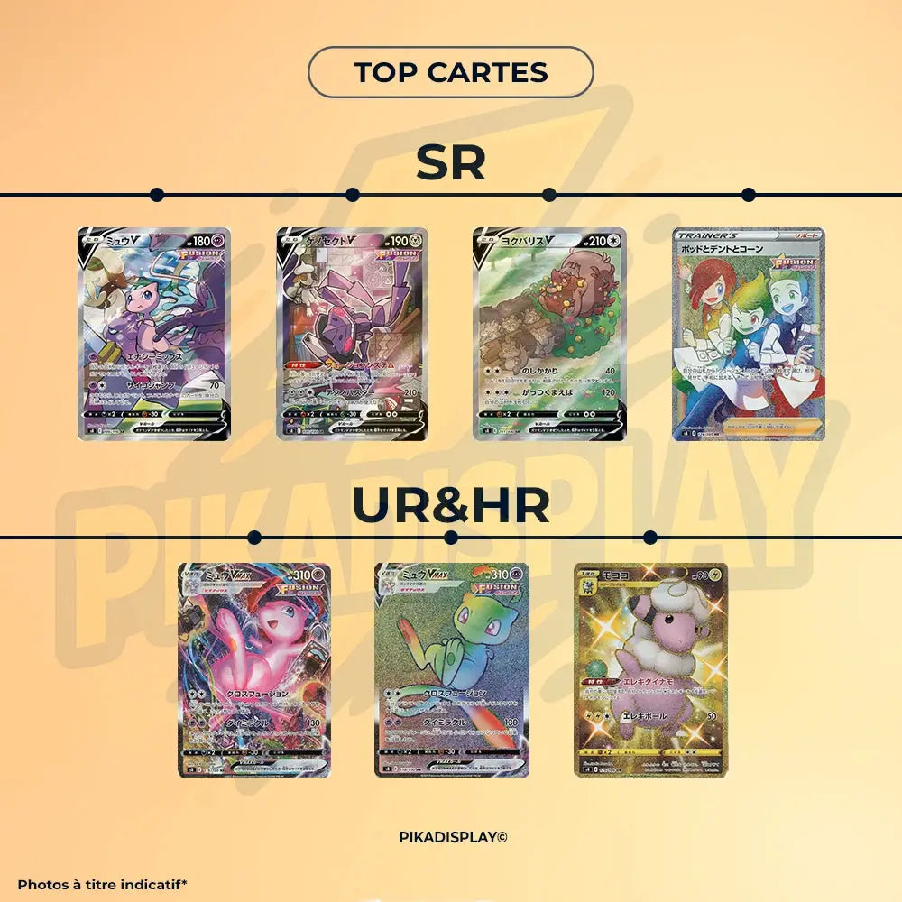 Display Pokémon coréen S8 Fusion Strike PIKADISPLAY