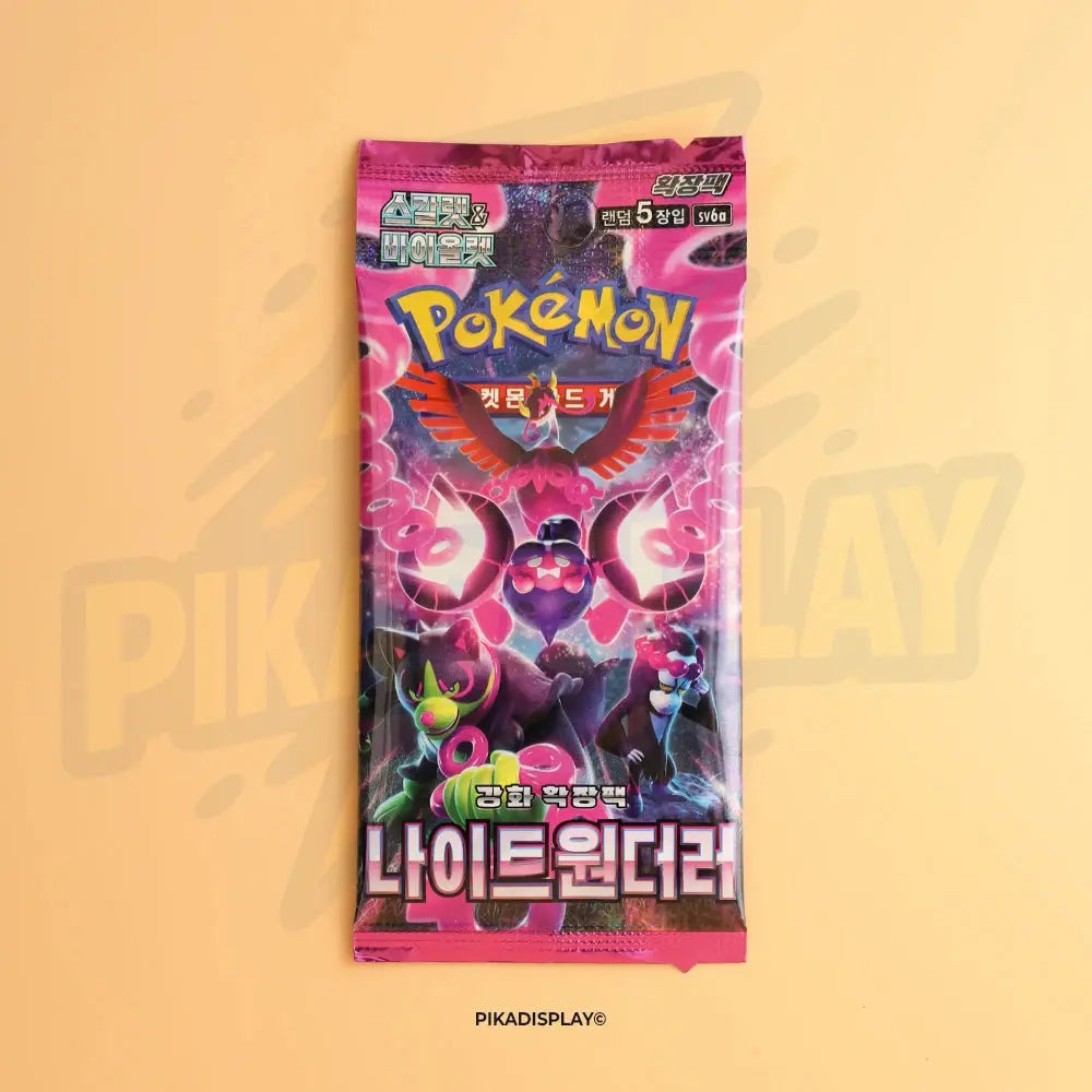 Display Pokémon coréen Sv6a Night Wanderer PIKADISPLAY