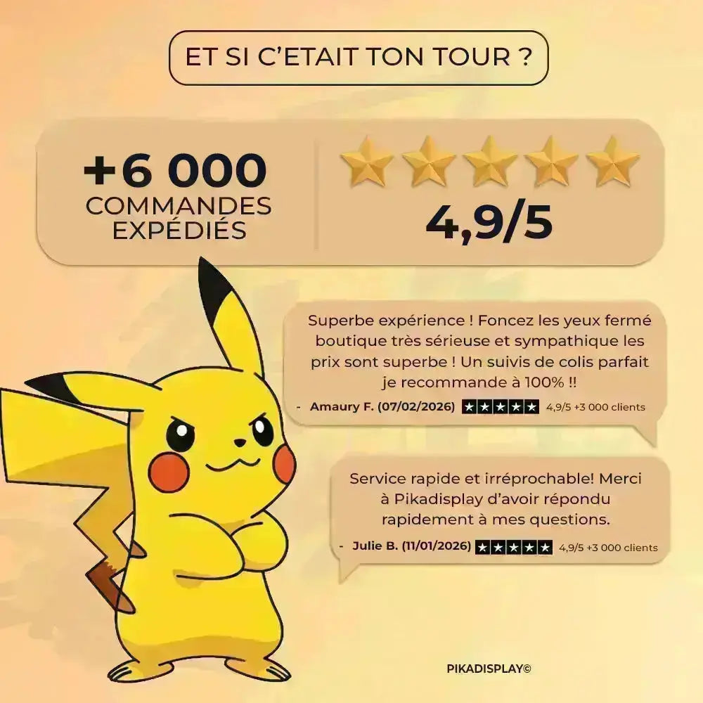 Display Pokémon Mega Dream M2a coréen PIKADISPLAY