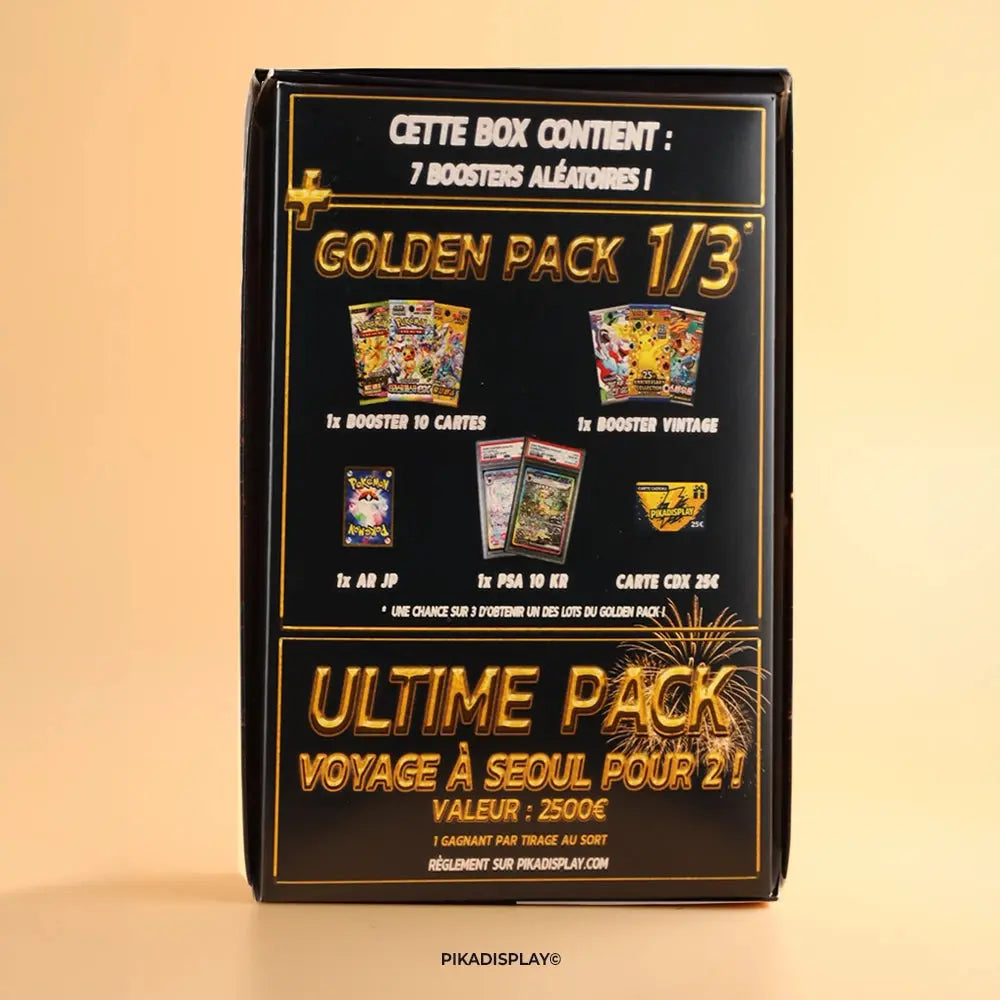 Mystery Box Pokémon – Édition Anniversaire (Voyage à Séoul à gagner) PIKADISPLAY