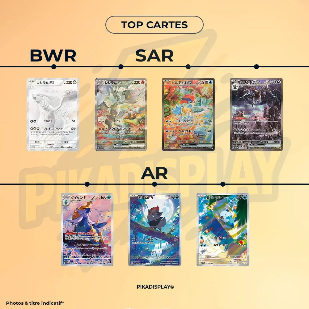 Pack black bolt et White flare SV11W/B Pokémon coréen PIKADISPLAY