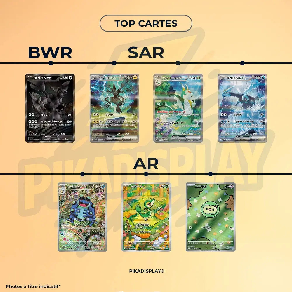 Pack black bolt et White flare SV11W/B Pokémon coréen PIKADISPLAY