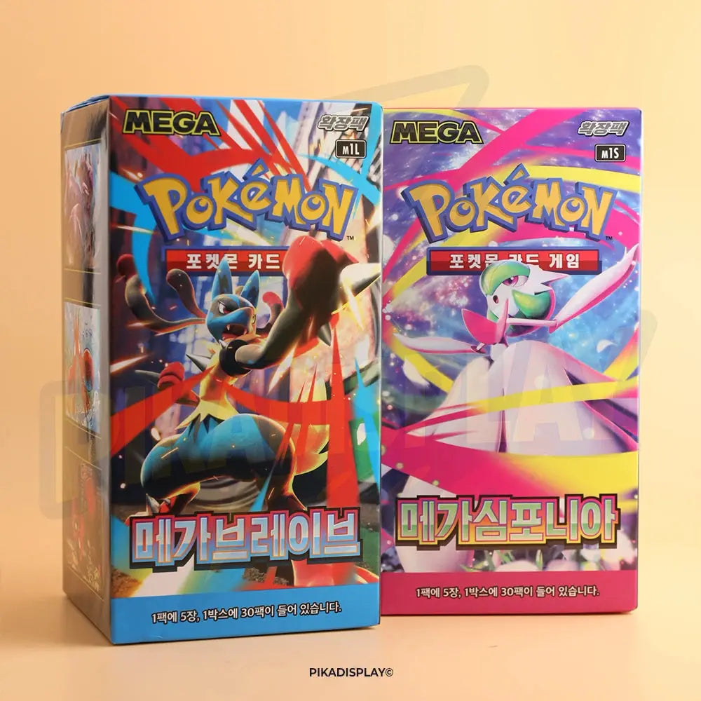Pack duo Mega Evolution M1L/M1S Pokémon coréen PIKADISPLAY