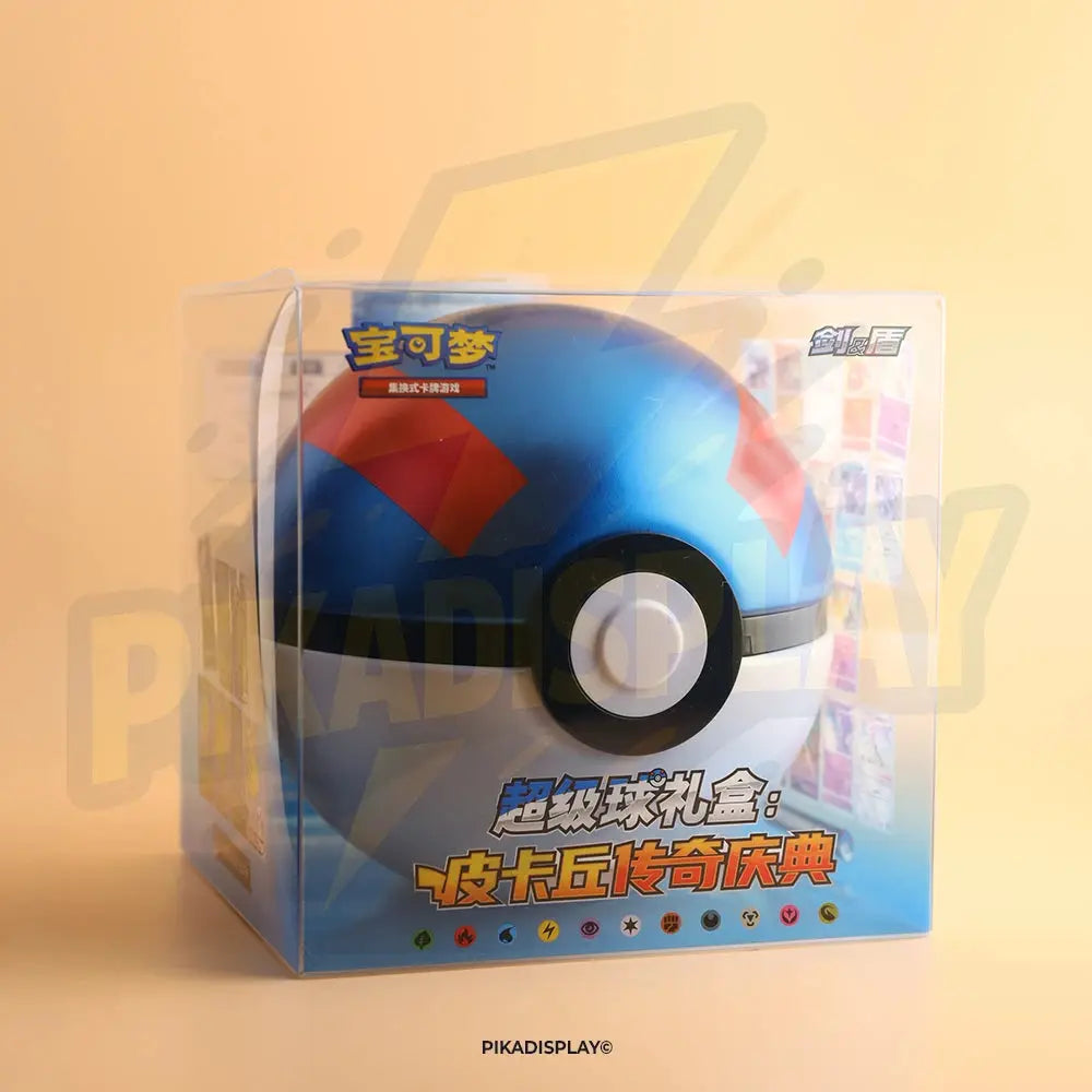 Pokémon Pokéball Bleu – Coffret Collector Édition Chinoise Exclusive PIKADISPLAY