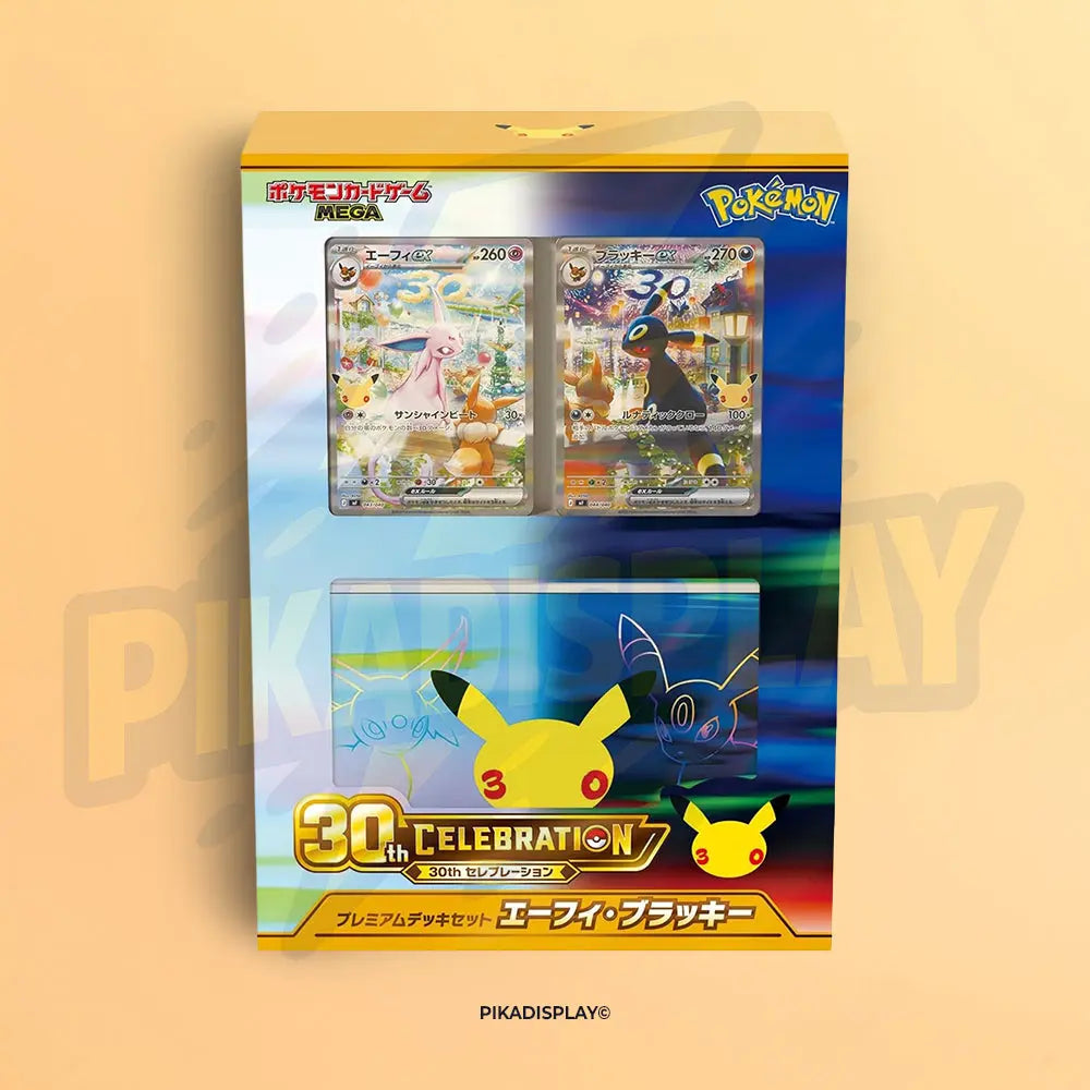 Premium Deck Set Mentali & Noctali – Pokémon 30 ans 30th Celebration Coréen